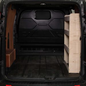 Ford Transit Custom L1 (SWB) 2012-23 Passagierszijde Bestelwagenrekken - Afbeelding 2