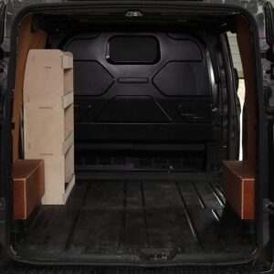 Ford Transit Custom L1 (SWB) 2012-23 Bestuurderszijde Bestelwagenrekken (voor) - Afbeelding 2