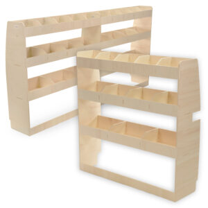 Ford Transit Custom L2 (LWB) 2012-23 Drievoudige Bestelwagenopbergsystemen - Afbeelding 4