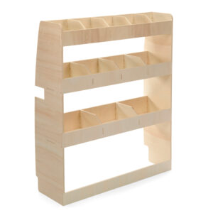 Ford Transit Custom L1 (SWB) 2024+ Bestuurderszijde Bestelwagenrekken (achter) - Afbeelding 4