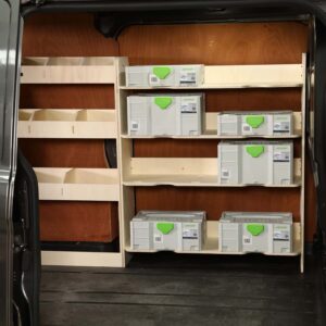 Volkswagen Transporter T5 L1 (SWB) 2003-15 Festool Bestelwagenopbergsystemen - Afbeelding 4