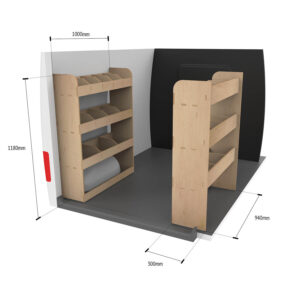 Mercedes Vito L2 2003+ Dubbele Bestelwagenrekken - Afbeelding 7