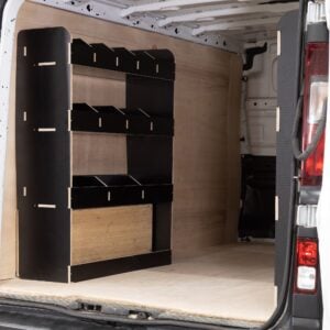 Renault Trafic L1 2015+ Fenolplaat Dubbele Bestelwagenrekken - Afbeelding 4