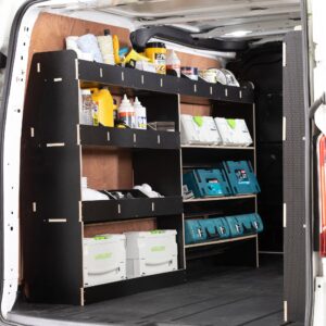 Fiat Scudo L2 2022+ Fenolplaat Drievoudige Bestelwagenopbergsystemen - Afbeelding 2