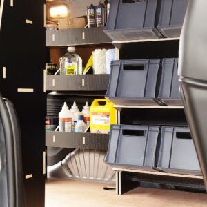 Citroen Berlingo L1 (M) 2019+ Fenolplaat Drievoudige Bestelwagenopbergsystemen - Afbeelding 3