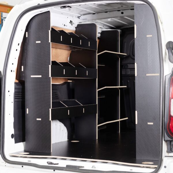 Fiat Doblo L2 2022+ Fenolplaat Drievoudige Bestelwagenopbergsystemen - Afbeelding 1