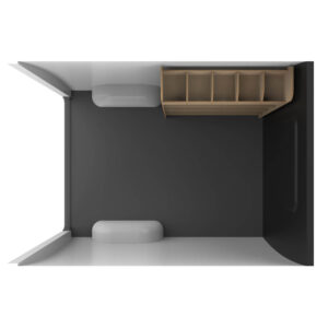 Nissan Primastar L1 2001-14 Bestuurderszijde Bestelwagenrekken (voor) - Afbeelding 11