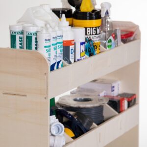 Nissan Primastar L1 2001-14 Drievoudige Bestelwagenopbergsystemen - Afbeelding 7