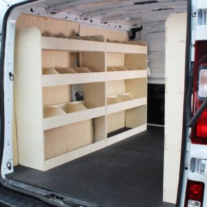 Nissan Primastar L1 2001-14 Drievoudige Bestelwagenopbergsystemen - Afbeelding 4