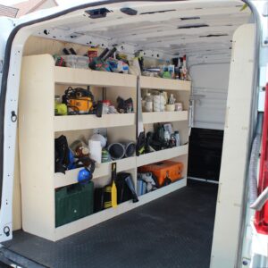 Nissan Primastar L1 2001-14 Drievoudige Bestelwagenopbergsystemen - Afbeelding 3