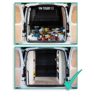 Mercedes Citan L3 (Extra Lang) 2013-21 Dubbele Bestelwagenrekken - Afbeelding 6