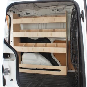 Ford Transit Courier L1 2014-23 – Bestelwagenrek met vakken bestuurderszijde - Afbeelding 2