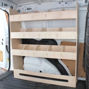 Ford Transit Courier L1 2014-23 – Bestelwagenrek met vakken bestuurderszijde - Afbeelding 4